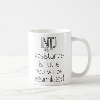 Taza De Café La resistencia de INTJ es vana