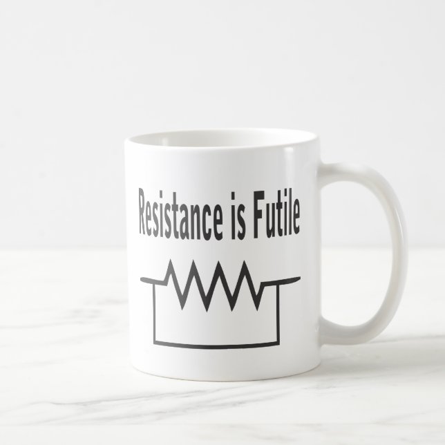 Taza De Café La resistencia es vana (Derecha)