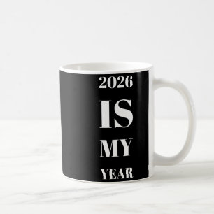 Taza De Café La resolución de año nuevo 2026 es mi año motivaci
