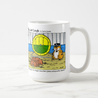 Taza De Café La risa pasada - dormido caido en la rueda