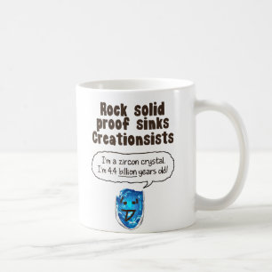 Taza De Café ¡La roca del Zircon hunde a Creationists! - Camis