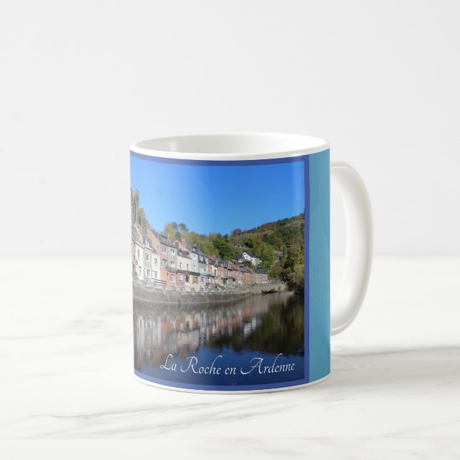 Taza De Café La Roche en Ardenne View, Bélgica (Anverso derecho)