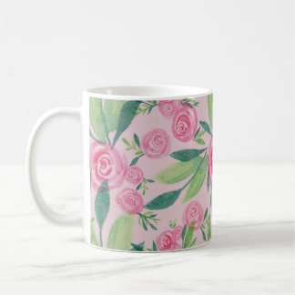 Taza De Café La Rosa Whimsy Gold Spots Floral Mug
