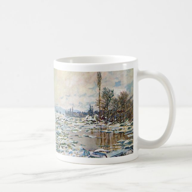 Taza De Café La rotura del hielo por Claude Monet (Derecha)