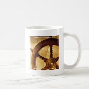 Taza De Café La rueda y el mapa de las naves