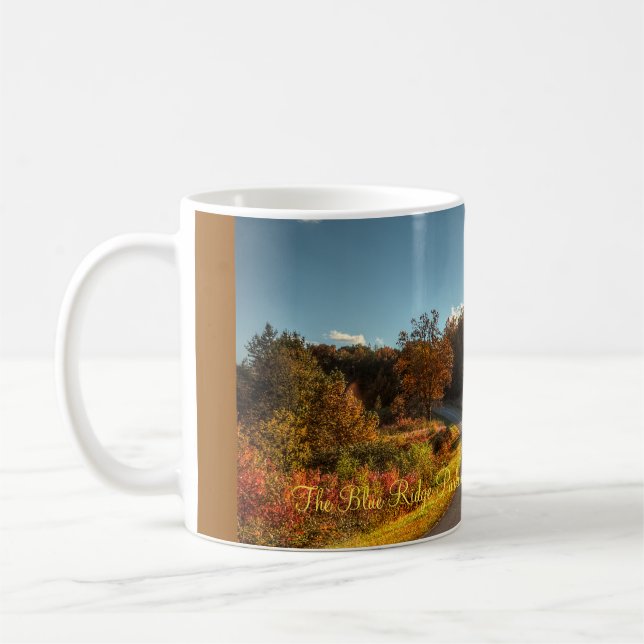 Taza De Café La ruta verde azul de Ridge (Izquierda)