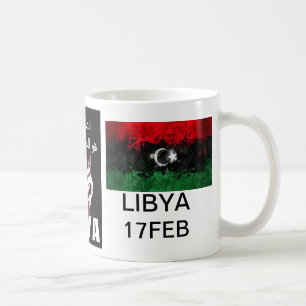 Taza De Café La sangre libia es la línea roja