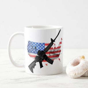 Taza De Café La Segunda Enmienda No Infringirá El Indicador AR