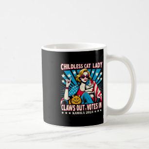 Taza De Café La Señora del Gato Infantil Cuelga