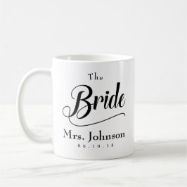 Taza De Café La señora Wedding Date de la novia