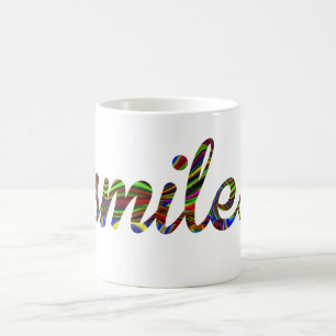 Taza De Café la sensación positiva de las sonrisas diseña la