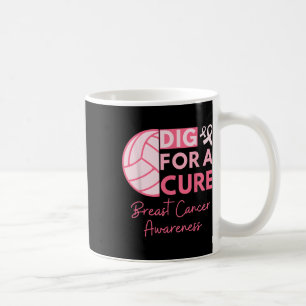 Taza De Café La Sensibilización Sobre El Cáncer Se Escata Para 