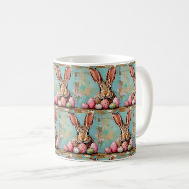 Taza De Café La serenidad de Bunny Whisker: Mug Magic 🎀 🐰 (Anverso derecho)