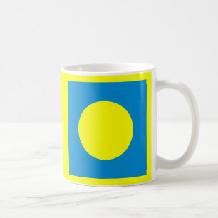 Taza De Café La serie de artistas del MUSEO CyanHexacromecSqCir