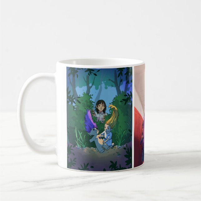 Taza De Café La serie Troll Trilogy Mug (Izquierda)