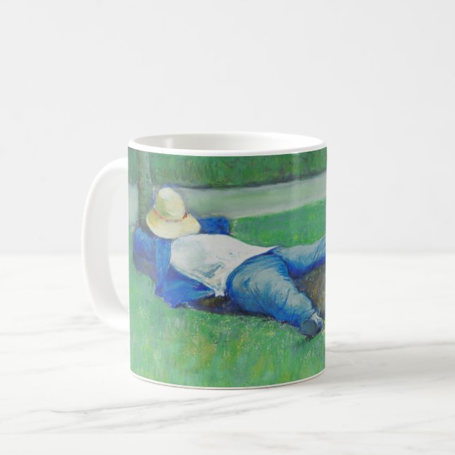 Taza De Café La Siesta (de Gustave Caillebotte) (Anverso izquierdo)