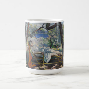 Taza De Café La Siesta (Jeanne descansando en una silla de roca