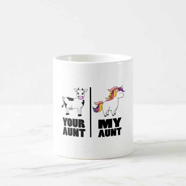 Taza De Café La sobrina sobrina tía graciosa vaca tu tía (Centro)