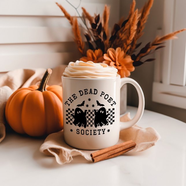 Taza De Café La sociedad de poetas muertos se burla de Hallowee (Subido por el creador)