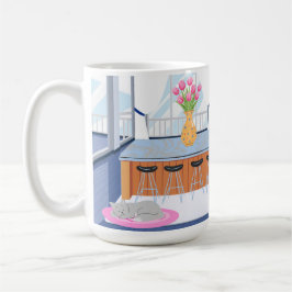 Taza De Café La soledad de los gatos es un lujo