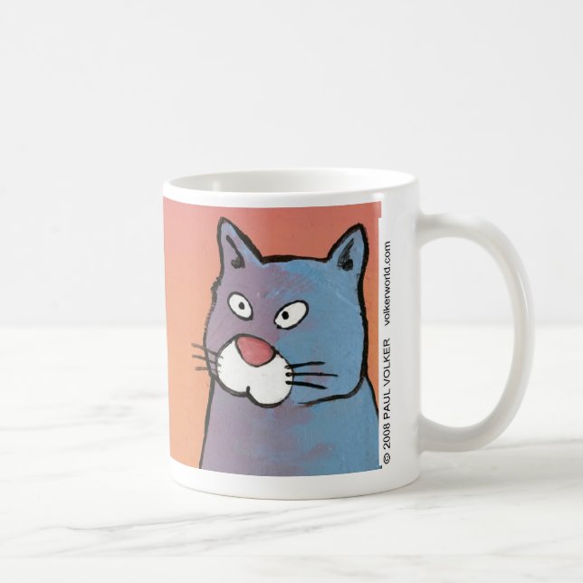 Taza De Café La solución $12,95 del gato (Derecha)