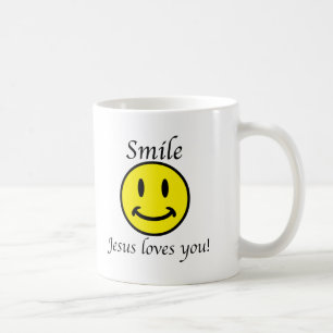 Taza De Café La sonrisa, Jesús le ama