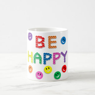 Taza De Café La sonrisa sea felicidad divertida de la diversió