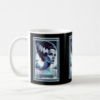 Taza De Café La tarjeta de novia de Frankenstein Tarot