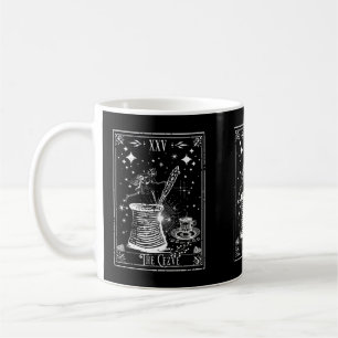 Taza De Café La tarjeta de tarot de café turco Cezve
