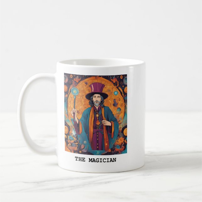 TAZA DE CAFÉ LA TARJETA MAGICIANA - TAROT (Izquierda)
