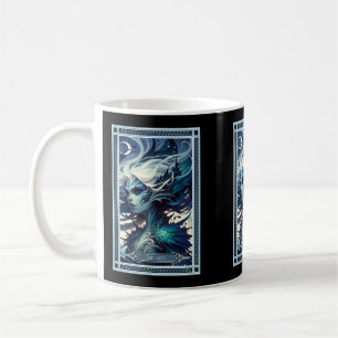Taza De Café La tarjeta Siren Tarot