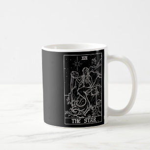 Taza De Café La tarjeta Star Tarot Halloween Sirenita Bruja gót
