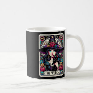 Taza De Café La tarjeta Tarot de brujas Halloween Vibes góticos
