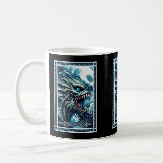 Taza De Café La tarjeta Tarot de Creatura (Izquierda)