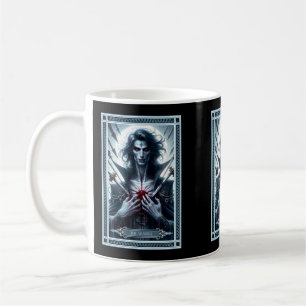 Taza De Café La tarjeta Tarot de vampiros