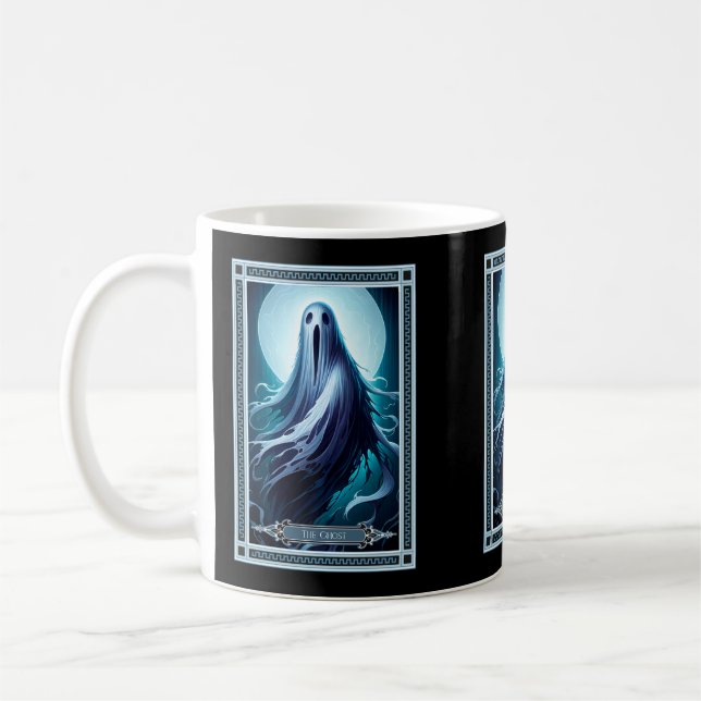 Taza De Café La tarjeta tarot fantasma (Izquierda)