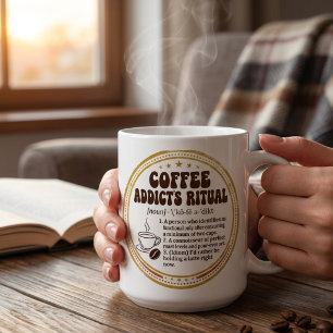 Taza De Café La taza del adicto al café - Regalos divertidos re