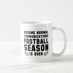 Taza De Café La temporada de fútbol terminó