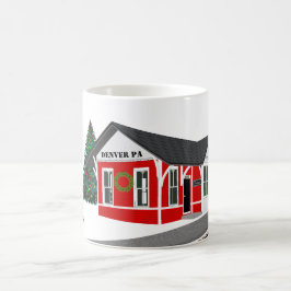 Taza De Café La temporada de saludos: El tren de la estación, e