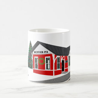 Taza De Café La temporada de saludos: El tren de la estación, e