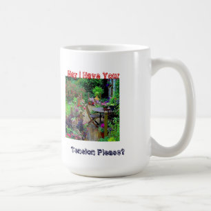 Taza De Café La tensión asalta por favor