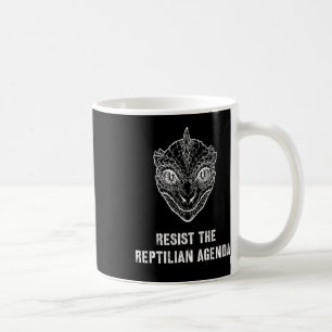 Taza De Café La teoría de la conspiración resiste la agenda rep