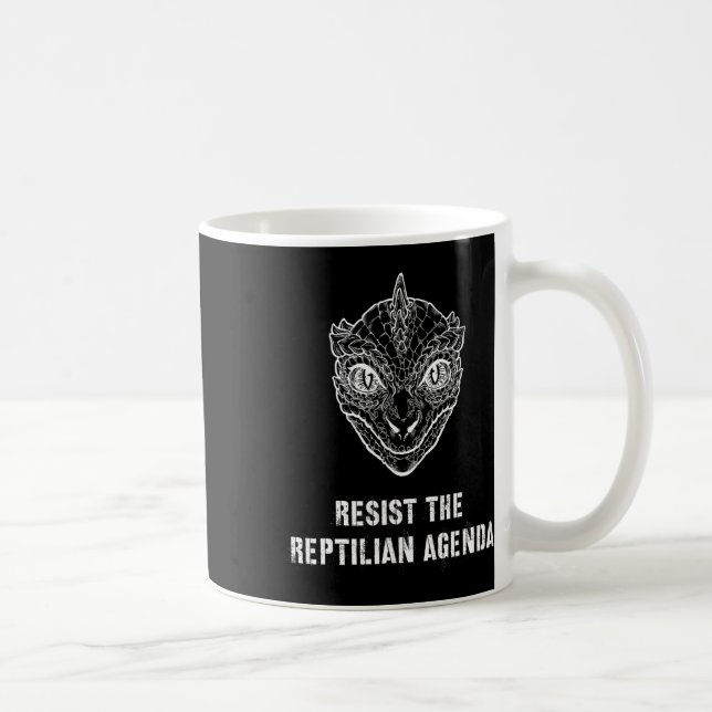 Taza De Café La teoría de la conspiración resiste la agenda rep (Derecha)