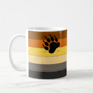 Taza De Café La textura del suelo de madera de la bandera del O