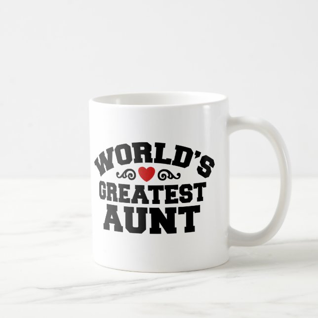 Taza De Café La tía más grande del mundo (Derecha)
