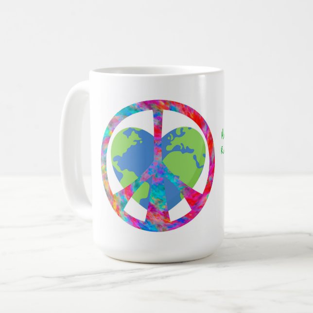 Taza De Café La Tierra del Abrazo Pacífico (Anverso izquierdo)