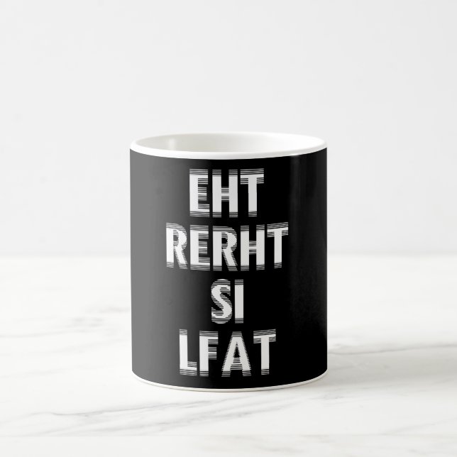 Taza De Café La Tierra es plana (Centro)
