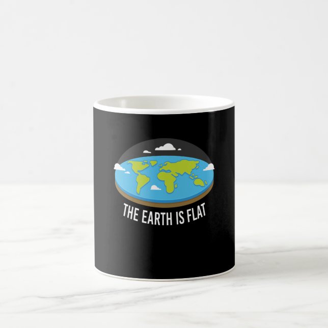 Taza De Café La Tierra Es Tierra Plana (Centro)
