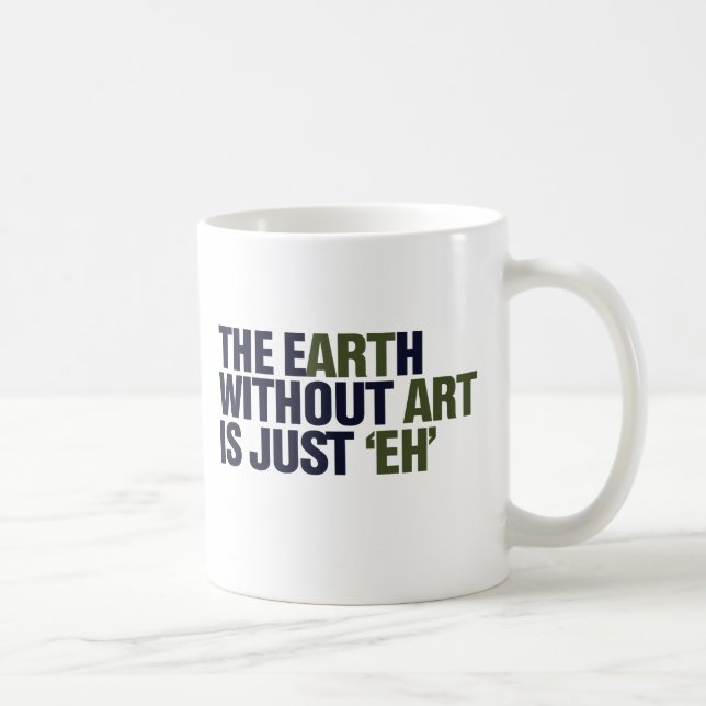 Taza De Café La Tierra sin ART (Derecha)