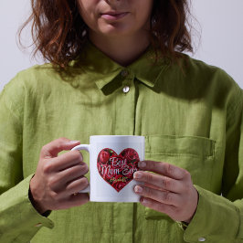 Taza De Café La tipografía moderna es el mejor Día de la Madre